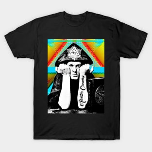 Aleister Crowley Psychedelic Art Print Design T-Shirt